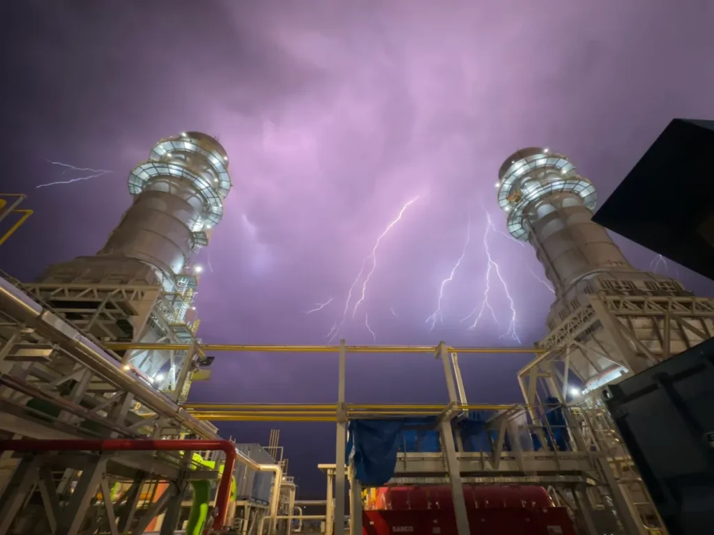 Amazon Texas gas plant